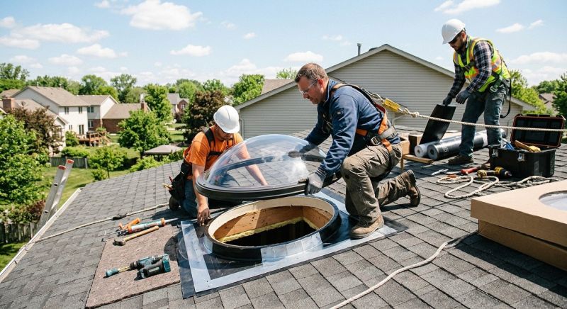 Dome Skylight Installation in Bellevue, WA