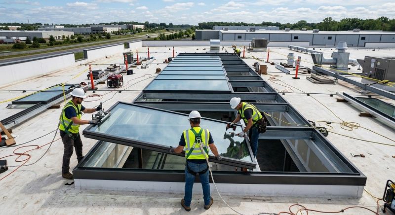 Commercial Skylight Renovation in Puyallup, WA