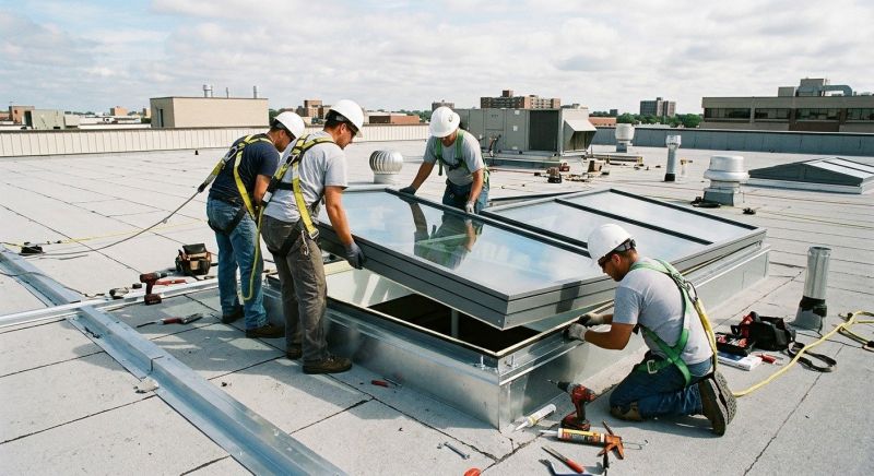 Commercial Skylight Renovation in Redmond, WA