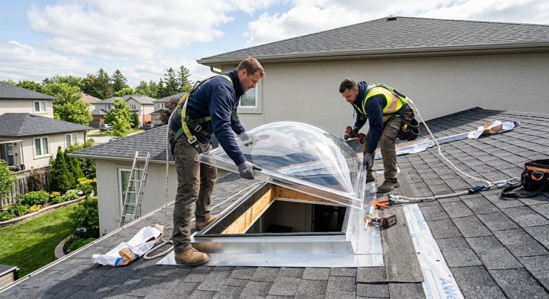 Dome Skylight Installation in Bellevue, WA