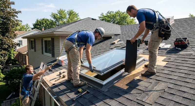 Roof Skylight Installation in Bellevue, WA